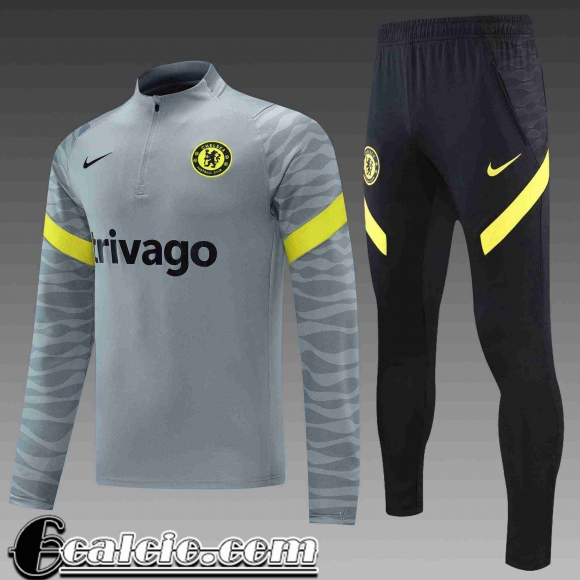 Tuta Calcio Chelsea Uomo Grigio 2021 2022 TG44