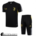 Tute Calcio T Shirt Juventus nero Uomo 23 24 TG933
