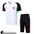 Tute Calcio T Shirt Manchester United Bianco Uomo 23 24 TG934
