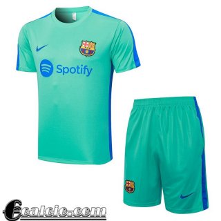 Tute Calcio T Shirt Barcellona vert Uomo 23 24 TG947
