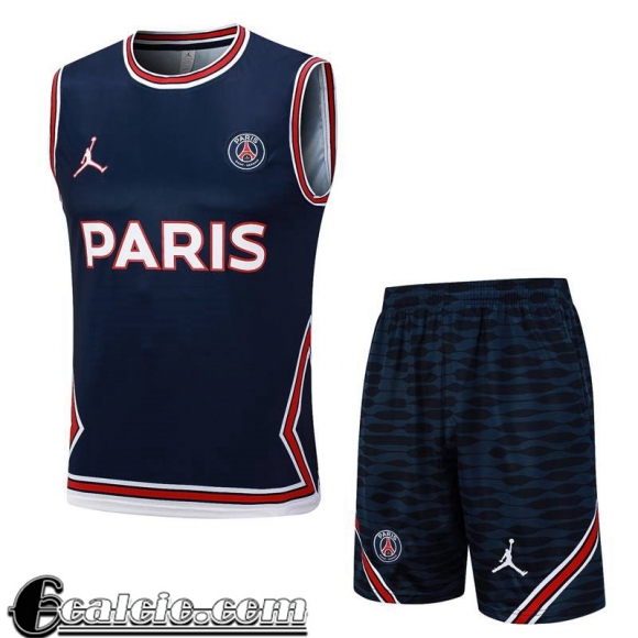 Tute Calcio Senza maniche PSG blu Uomo 23 24 TG967