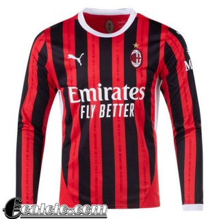 Maglie Calcio AC Milan Prima Uomo Manga Larga 24 25