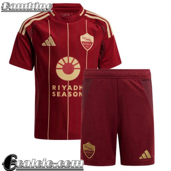 Maglie Calcio AS Roma Prima Bambini 24 25