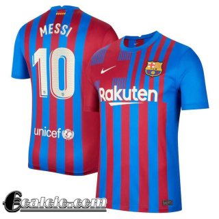 Maglia Calcio Barcelona Prima Uomo # Messi 10 2021 2022