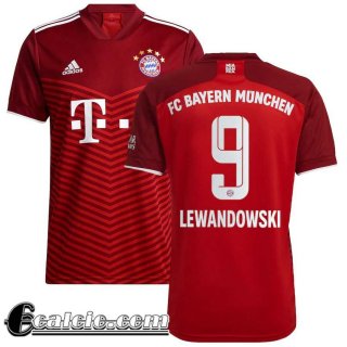 Maglia Calcio Bayern Monaco Prima Uomo # Robert Lewandowski 9 2021 2022
