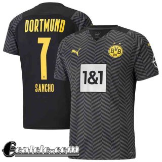 Maglia Calcio Borussia Dortmund Seconda Uomo # Sancho 7 2021 2022