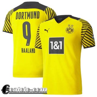 Maglia Calcio Borussia Dortmund Prima Uomo # Haaland 9 2021 2022