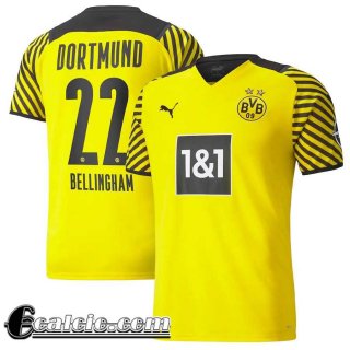 Maglia Calcio Borussia Dortmund Prima Uomo # Bellingham 22 2021 2022
