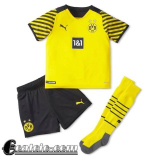 Maglia Calcio Borussia Dortmund Prima Bambini 2021 2022