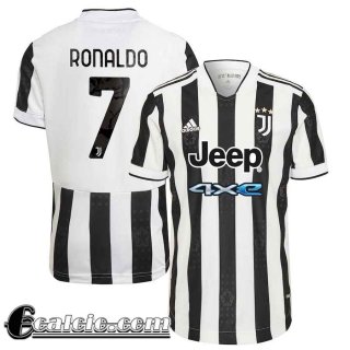 Maglia Calcio Juventus Prima Uomo # Ronaldo 7 2021 2022