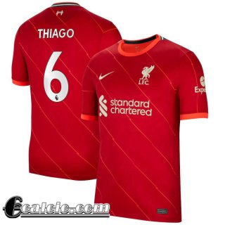 Maglia Calcio Liverpool Prima Uomo # Thiago 6 2021 2022