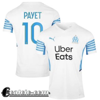 Maglia Calcio Olympique de Marseille Prima Uomo # Payet 10 2021 2022