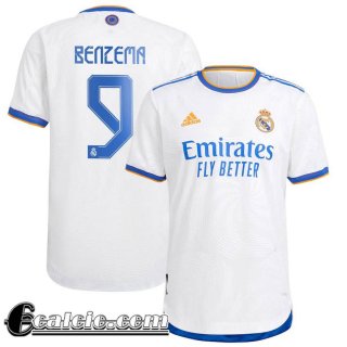 Maglia Calcio Real Madrid Prima Uomo # Benzema 9 2021 2022