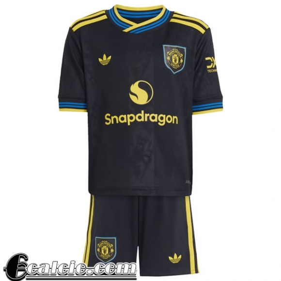 Manchester United Maglia Calcio Bambino Terza 25-26