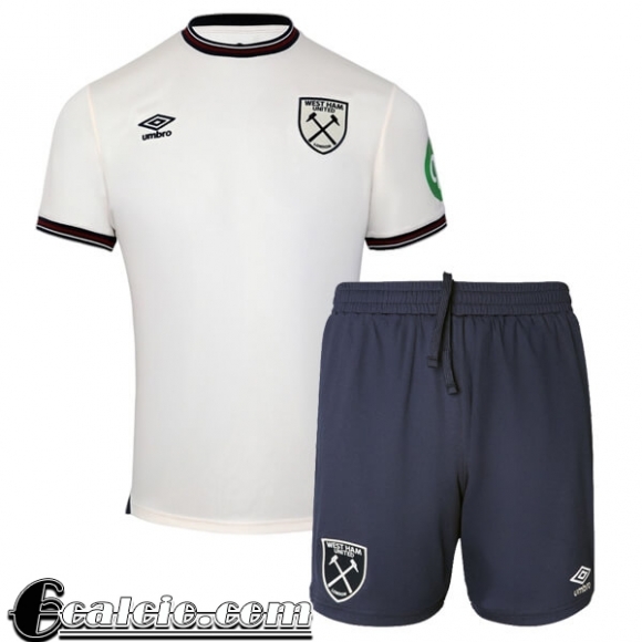 West Ham United Maglia Calcio Bambino Seconda 25-26