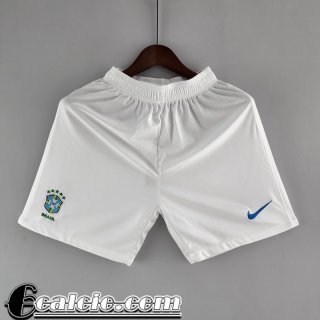 Pantaloncini Calcio Brasile Bianco Uomo 2022 DK167