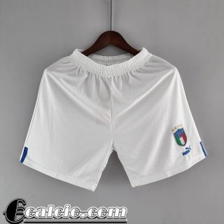 Pantaloncini Calcio Italia Bianco Uomo 2022 DK171