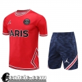 Tute Calcio T Shirt PSG rosso Uomo 22 23 TG408