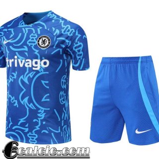 Tute Calcio T Shirt Chelsea blu Uomo 22 23 TG409