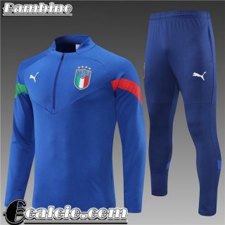 Tute Calcio Italia blu Bambini 22 23 TK322