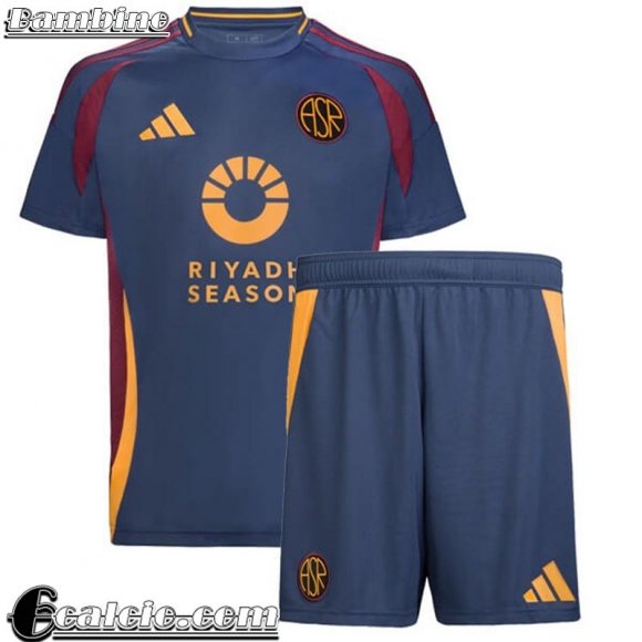 AS Roma Maglia Calcio Terza Bambini 2024 2025