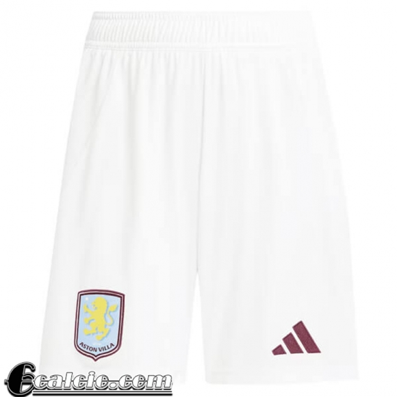 Aston Villa Pantaloncini Calcio Prima Uomo 2024 2025 P499