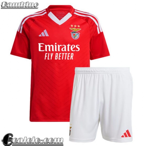 Benfica Maglia Calcio Prima Bambini 2024 2025