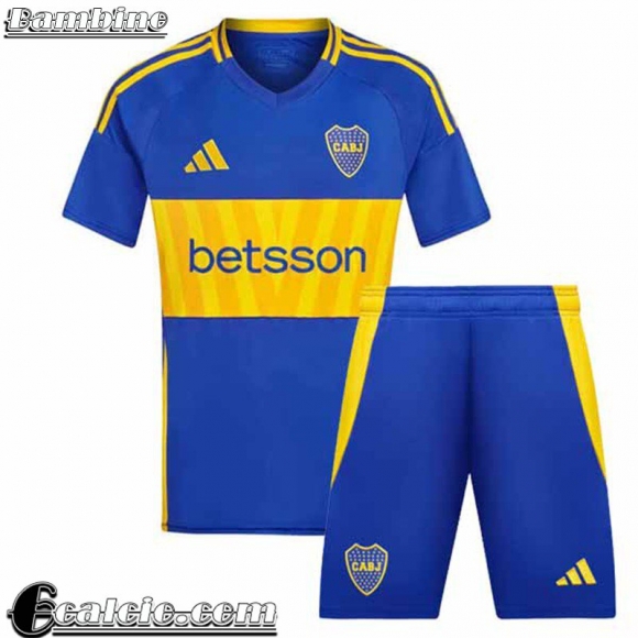 Boca Juniors Maglia Calcio Prima Bambini 2024 2025