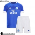 Cardiff City Maglia Calcio Prima Bambini 2024 2025