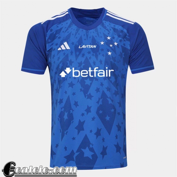 Cruzeiro Maglia Calcio Prima Uomo 2024 2025