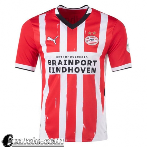 PSV Eindhoven Maglia Calcio Prima Uomo 2024 2025