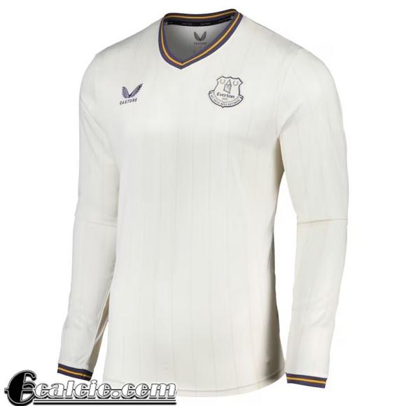 Everton Maglia Calcio Terza Uomo Manga Larga 2024 2025