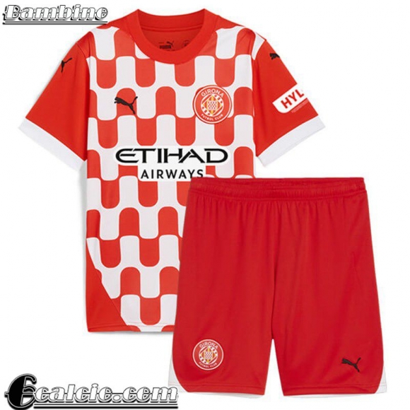 Girona Maglia Calcio Prima Bambini 2024 2025