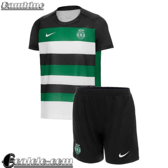 Sporting Lisbon Maglia Calcio Prima Bambini 2024 2025