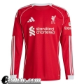 Liverpool Maglia Calcio Prima Uomo Manga Larga 25-26
