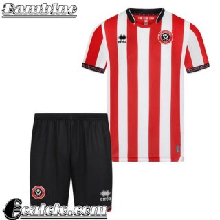Sheffield United Maglia Calcio Prima Bambini 25-26