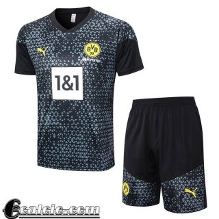 Tute Calcio T Shirt Dortmund nero Uomo 23 24 A64