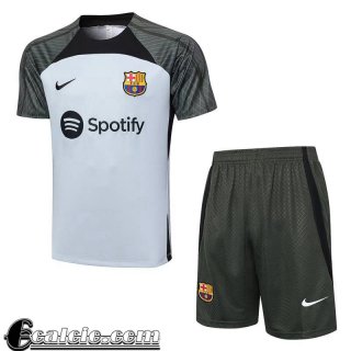 Tute Calcio T Shirt Barcellona Bianco Uomo 23 24 A70