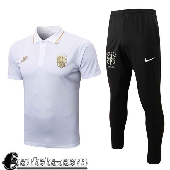 Polo Shirts Brasile Bianco Uomo 2022 23 PL610