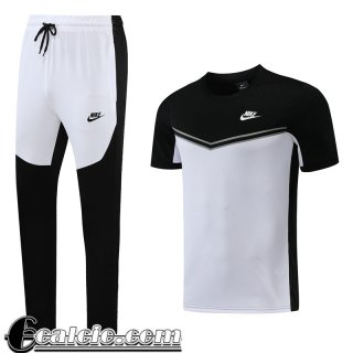 Tute Calcio T Shirt Sport bianco nero Uomo 2022 23 TG477