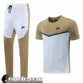 Tute Calcio T Shirt Sport bianco cachi Uomo 2022 23 TG479