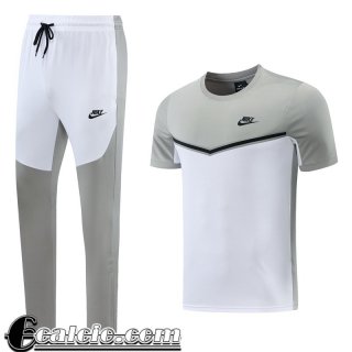Tute Calcio T Shirt Sport grigio bianco Uomo 2022 23 TG480