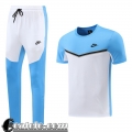 Tute Calcio T Shirt Sport bianco azzurro Uomo 2022 23 TG482